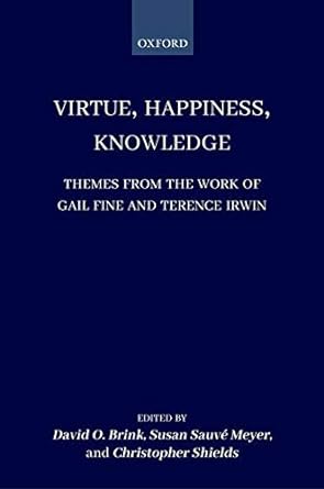 Virtue, Happiness, Knowledge cover